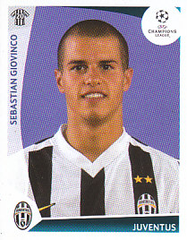 Sebastian Giovinco Juventus FC samolepka UEFA Champions League 2009/10 #34